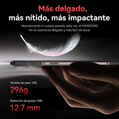 Cubot King Kong Ax, Dual SIM, 256 GB, 12 GB RAM, Resistente al Agua y Polvo