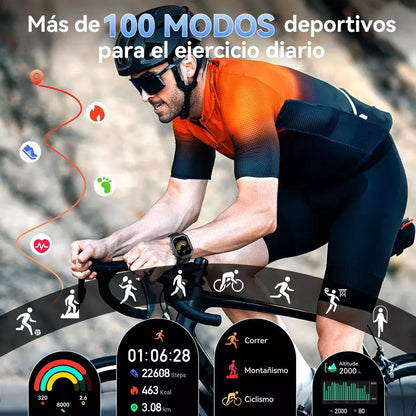 Reloj Smartwatch Inteligente Cubot X1 con Pantalla AMOLED, Larga Duración y Resistencia al Agua