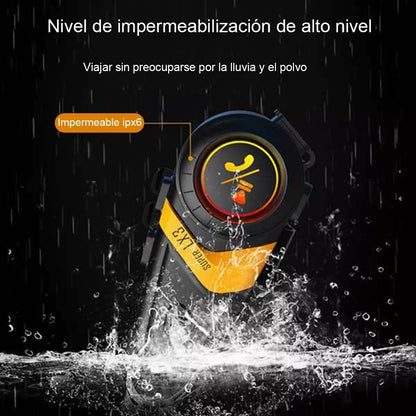 Auriculares Bluetooth Para Casco De Motocicleta 1200mah - Metacompras