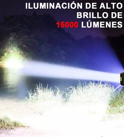 Lampara Táctica 15000 Lm 8led Recargable Solar Usb - Metacompras