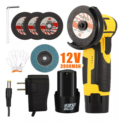 Mini Esmeril Angular Inalámbrica Pulidora 12v 75mm Batería - Metacompras