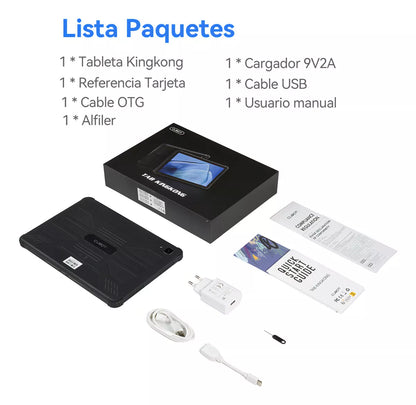 Tablet CUBOT Tab KingKong 10.1" Resistente IP68, 256GB y 8GB RAM