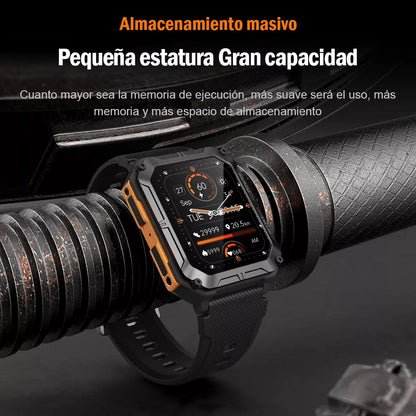 Reloj Inteligente Skmei 1.83 Militar Deportivo Impermeable - Metacompras