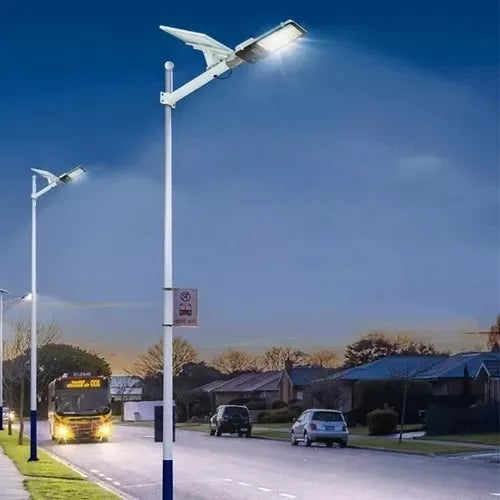 Lámpara Led Solar Luminaria Suburbana Alumbrado Publico 200w - Metacompras