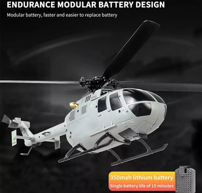 Helicóptero RC C186 con Giroscopio de 6 Ejes - Vuelo Ultra Estable y Preciso