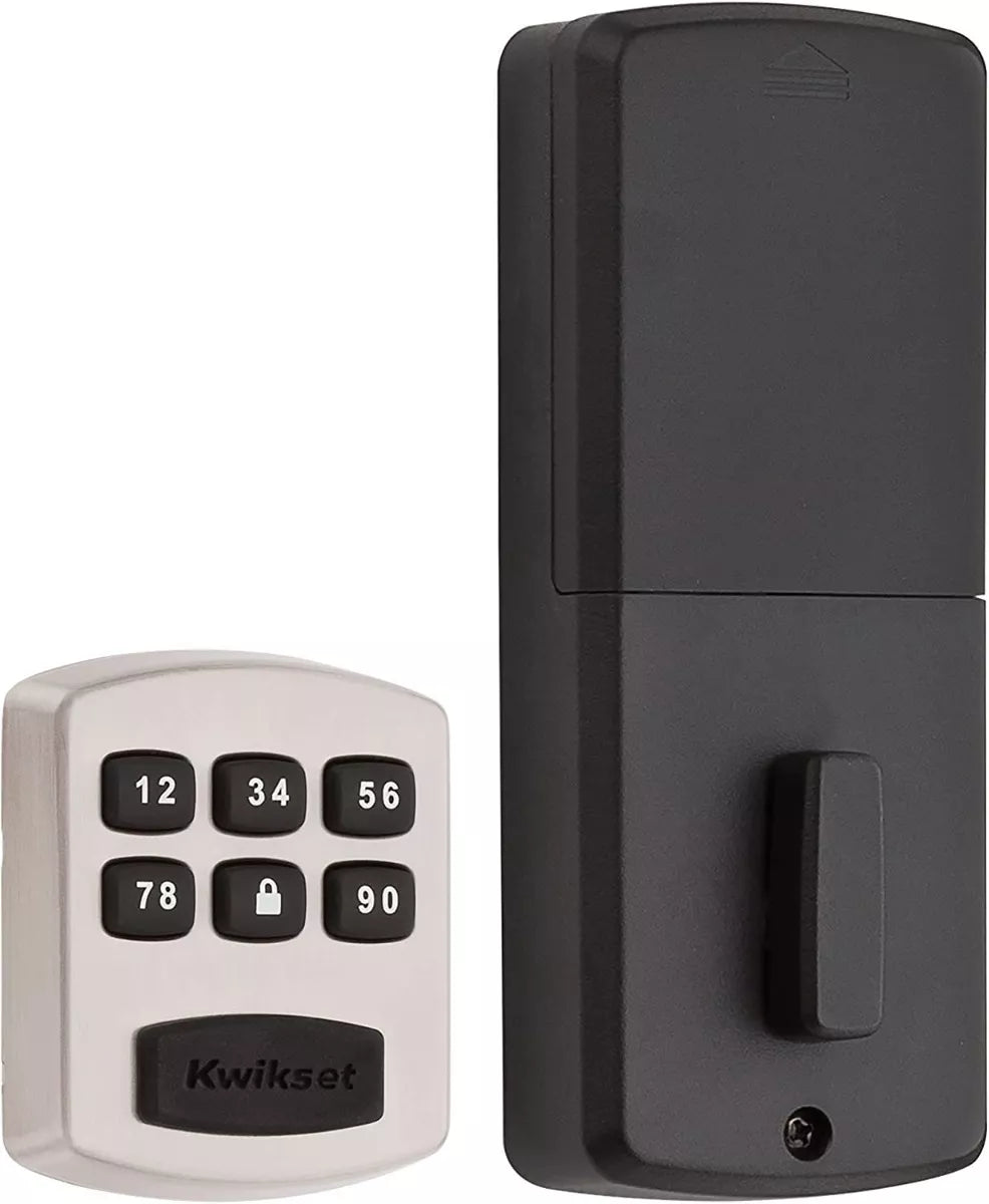 Cerradura Electrónica Kwikset de Alta Seguridad Sin Llave, Fácil Instalación y Programación