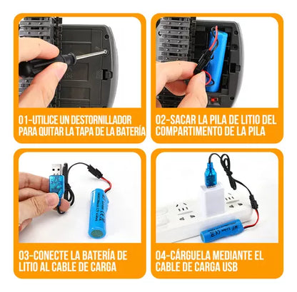 Excavadora RC 1:20 de Aleación con 11 Funciones y Baterías Doblés Recargables
