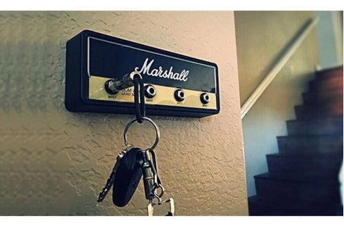 Organizador de Llaves de Pared Estilo Amplificador Marshall con Llaveros Rockeros - Metacompras