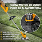 Desbrozadora Eléctrica Inalámbrica IRONHOOF 21V - Potente y Ligera para Jardín