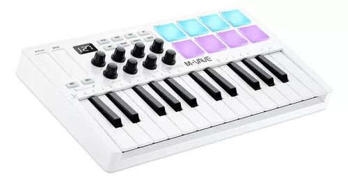 Teclado MIDI Inalámbrico Portátil Smk-25 – 25 Teclas Sensibles + 16 Horas de Batería - Metacompras