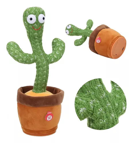 Peluche Cactus Bailarin Con Canciones Graba Y Te Imita - Metacompras