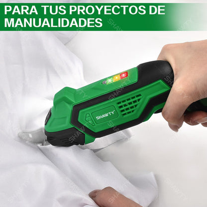 Tijera Eléctrica Inalámbrica Shawty para Cortar Tela y Lamina - Alta Eficiencia y Larga Duración