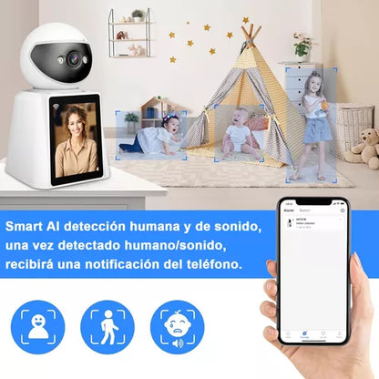 Cámara De Seguridad Wifi Videollamada Bidireccional Dytimeem - Metacompras
