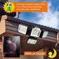 Lámpara Solar LED 192 en Jardín - Iluminación Inteligente y Resistente al Agua