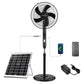 Ventilador Recargable Solar de Pie con Control Remoto 16'' - Eficiencia Energética