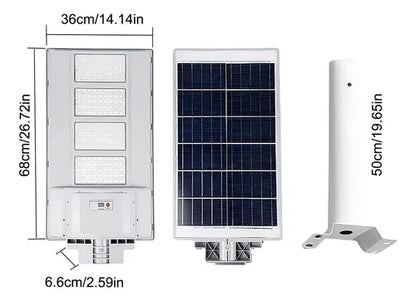Lámpara Solar LED para Exteriores 6000W - Ilumina Tu Jardín Eficientemente