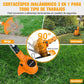 Desbrozadora Eléctrica Inalámbrica IRONHOOF 21V - Potente y Ligera para Jardín