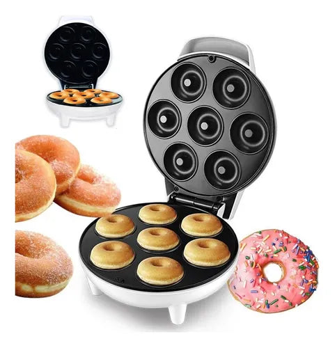 Máquina de Donas 1200W para Desayuno en Casa - Fácil y Rápida de Usar