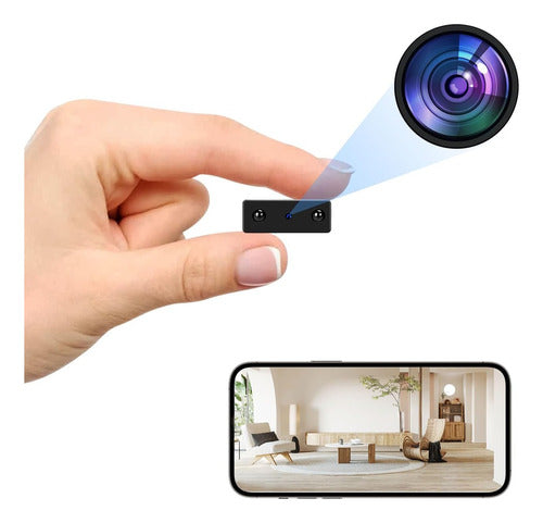 Mini Cámara Espía Wifi HD con Visión Nocturna y Detección de Movimiento - Metacompras