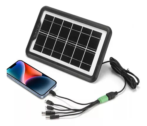 Panel Solar Cargador Portatil 3w Celular Usb - Metacompras