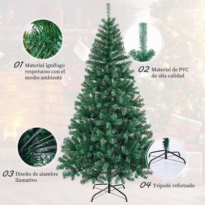 Árbol De Navidad Artificial Para Navidad 150 cm 450 Ramas