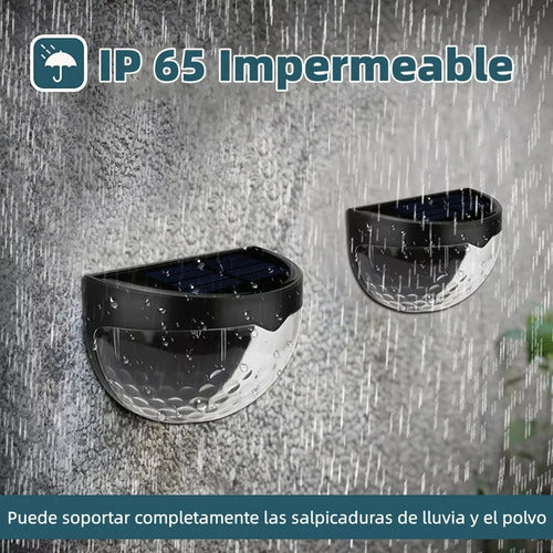 Lámpara Solar LED de Jardín - Iluminación Exterior Ecoamigable (4 Piezas) - Metacompras