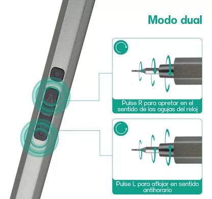 Kit de Desarmadores Eléctrico de Precisión 82 en 1 - Potente, Portátil y Magnético