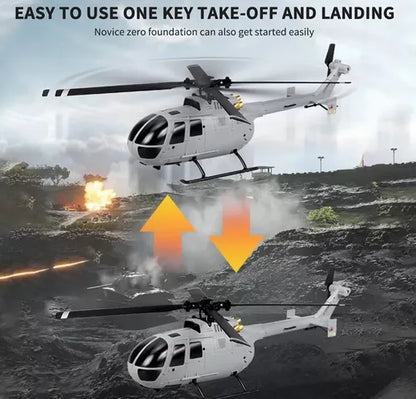 Helicóptero RC C186 con Giroscopio de 6 Ejes - Vuelo Ultra Estable y Preciso