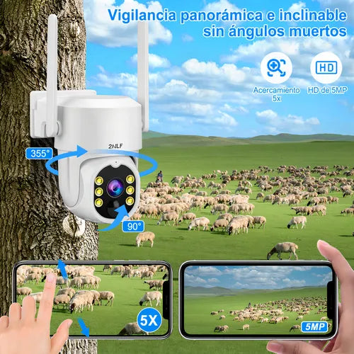Cámara de Seguridad Wireless G2007 para Exteriores con SIM 4G - Metacompras