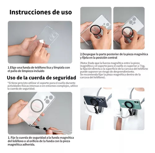 Soporte Magnético para Teléfonos - Graba con Manos Libres y Comodidad - Metacompras