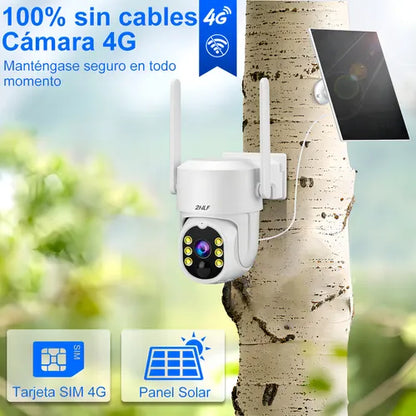 Cámara de Seguridad Wireless G2007 para Exteriores con SIM 4G