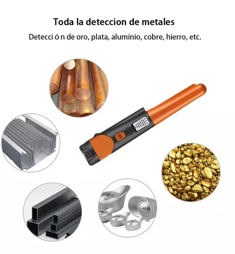 Detector De Metales Portátil Buscador Tesoro