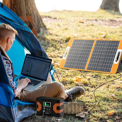 Generador Solar Eléctrico Portátil 150W - Energía Segura para Equipos en Cualquier Lugar