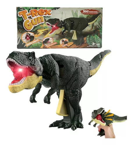 Juguete Interactivo Dinosaurio T Rex con Luz y Rugido para Niños