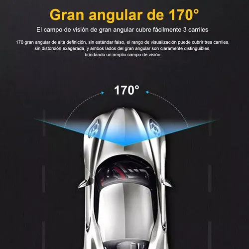 Grabadora de Conducción 1080p con Pantalla de 3.15" y Ángulo de 170°