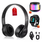 Audifonos Diadema Bluetooth Mini Bocina Y Smartwatch