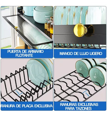 Escurridor De Trastes 3 niveles gabinete - Metacompras