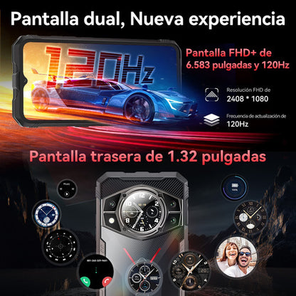 Cubot King Kong Ax, Dual SIM, 256 GB, 12 GB RAM, Resistente al Agua y Polvo