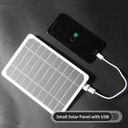 Cargador Panel Solar 5w 5v Puerto Usb - Metacompras