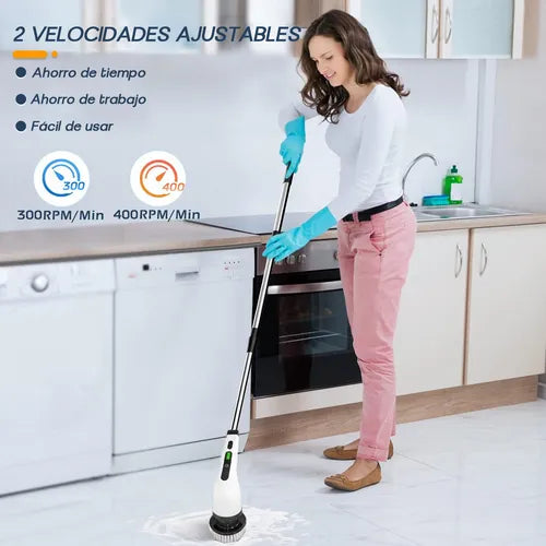 Cepillo eléctrico recargable para limpieza sin esfuerzo y eficacia superior - Metacompras