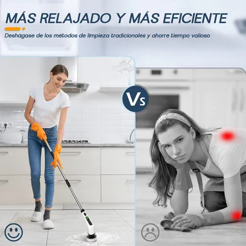 Cepillo eléctrico recargable para limpieza sin esfuerzo y eficacia superior - Metacompras