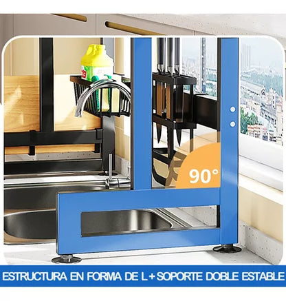 Escurridor De Trastes 3 niveles gabinete - Metacompras
