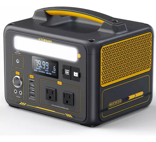 Generador Solar Portátil 600X con Carga Rápida 299Wh - Ideal para Aventura