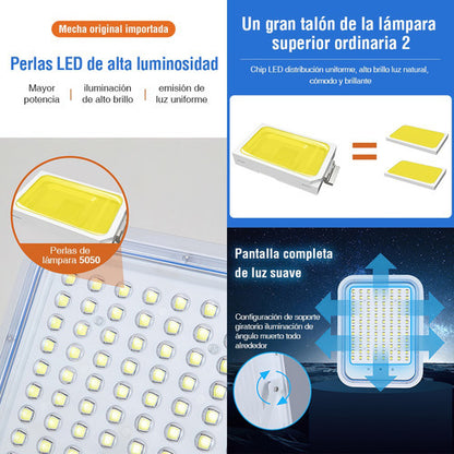 Lámpara LED Solar 300W para Alumbrado Público - Resistente al Agua y Control Remoto