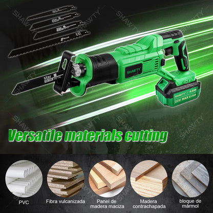 Sierra Recíproca Eléctrica Inalámbrica Shawty – Corte Eficiente y Preciso para Múltiples Materiales