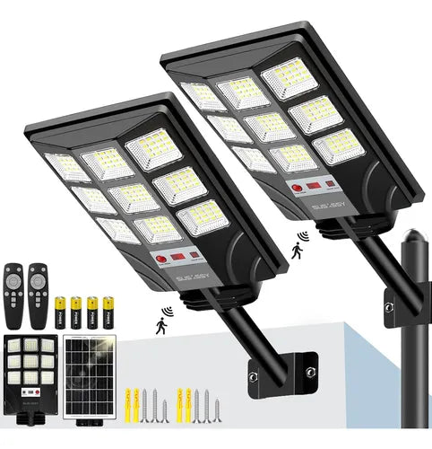 Lámparas Solares LED para Jardín - Paquete Especial 2 Piezas