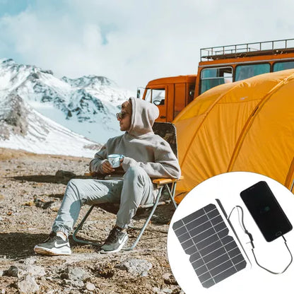 Cargador Panel Solar 5w 5v Puerto Usb - Metacompras