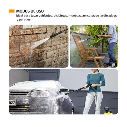 Hidrolavadora Electrica Femmto 1400w Alta presion 1600 Psi - Metacompras