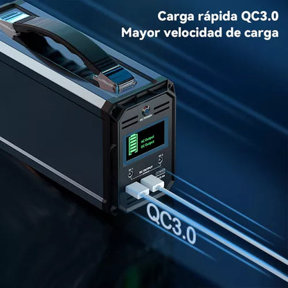 Banco de Energía Flashfish G300 300W – Generador Solar Portátil para Camping y Emergencias