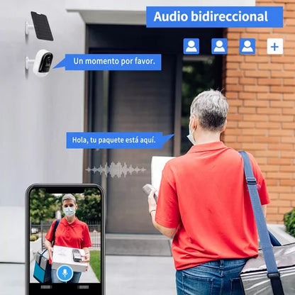 Cámara De Seguridad Con Baterias Ultra Hd 2.5k - Metacompras